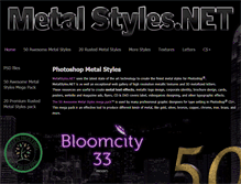 Tablet Screenshot of metalstyles.net